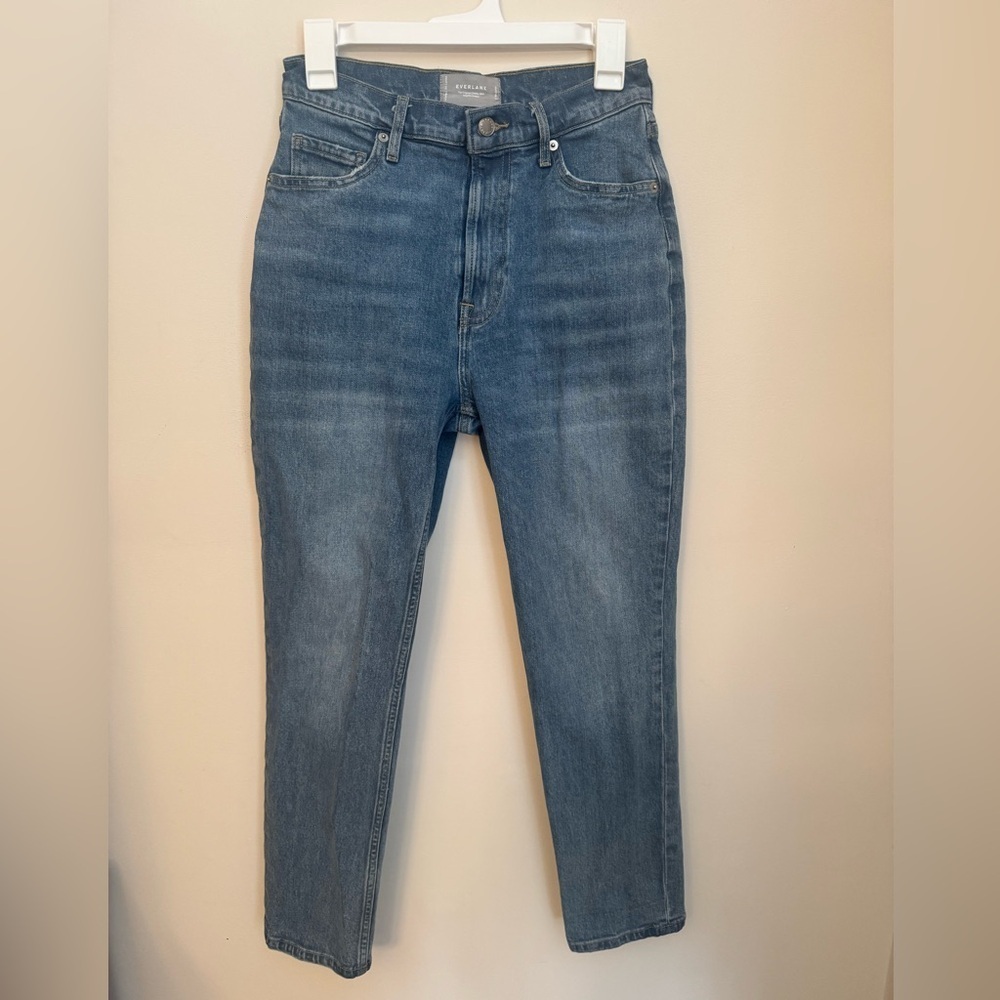 Everlane The Original Cheeky Jean Women’s Size 27 Reg Medium Wash Organic Cotton